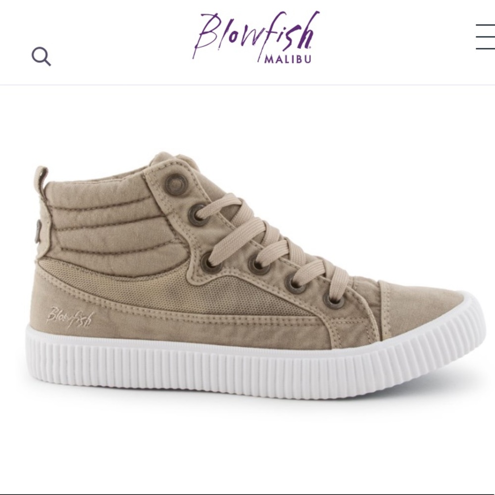 Blowfish Canvas Lace Up High Top Sneaker